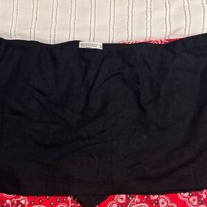 Abercrombie & Fitch Black Scarlett Mini Skort
